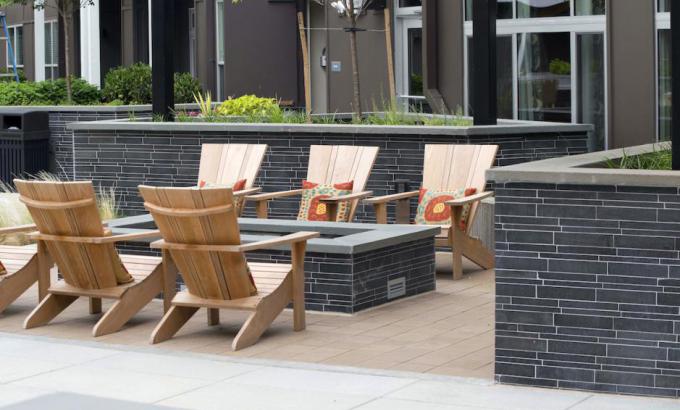 Natural Stone Basalt Wall Tile Landscape Veneer Wall in Washington DC