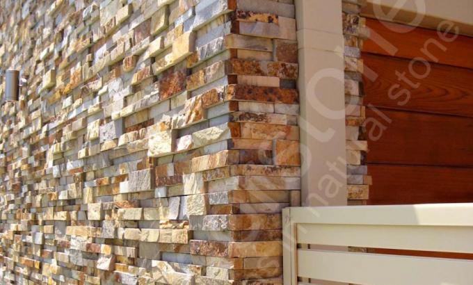 Natural Stacked Stone Veneer Example